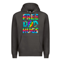 Smoke Pride LGBTQ Free Dad Hugs Premium Hoodie - BundleAndBundleShop