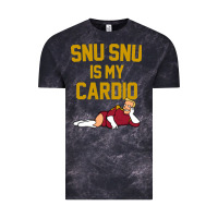 Cloud Black Futurama Snu Snu Is My Cardio GIFT Vintage Tee - lanVoArt