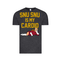 Vintage Black Futurama Snu Snu Is My Cardio GIFT Vintage Tee - lanVoArt