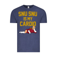 Vintage Denim Futurama Snu Snu Is My Cardio GIFT Vintage Tee - lanVoArt