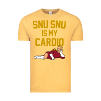 Vintage Mustard Futurama Snu Snu Is My Cardio GIFT Vintage Tee - lanVoArt