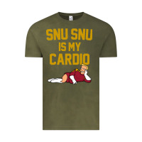 Vintage Olive Futurama Snu Snu Is My Cardio GIFT Vintage Tee - lanVoArt