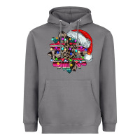Storm serape and leopard christmas Heavyweight Hoodie - CowhideDigitalArt