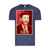 Vintage Denim chairman xi jinping chinese communist party president china patriotic Vintage Tee - lanVoArt