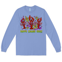 Happy Crawdi Gras Mardi Gras Carnival Long Sleeve Tee | Teevron