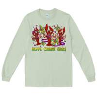 Matcha happy crawdi gras mardi gras carnival Long Sleeve Tee - Jasminsmagicworld
