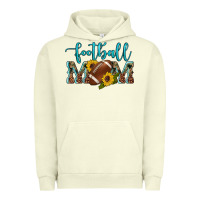 Pigment Pistachio western leopard camouflage sunflowers  glitter mom football Urban Hoodie - Artiststas