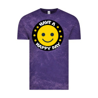 Cloud Purple Have A Happy Day Vintage Tee - Bettercallsaul