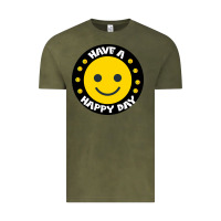 Vintage Olive Have A Happy Day Vintage Tee - Bettercallsaul