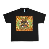 Black fall school bus Urban Heavy Tee - texasbilliewilder