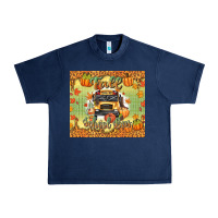 Navy fall school bus Urban Heavy Tee - texasbilliewilder