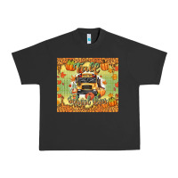 Pigment Black fall school bus Urban Heavy Tee - texasbilliewilder