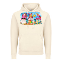 Vintage Artic summer gnomes Vintage Hoodie - NancyCooperArtShop