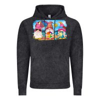 Vintage Black summer gnomes Vintage Hoodie - NancyCooperArtShop
