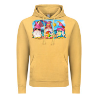Vintage Mustard summer gnomes Vintage Hoodie - NancyCooperArtShop