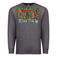 Charcoal Heather Santa's Favorite Rad Tech Premium Sweatshirt - CowhideDigitalArt