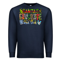 Navy Santa's Favorite Rad Tech Premium Sweatshirt - CowhideDigitalArt