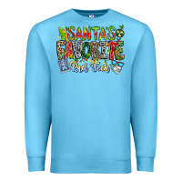 Ocean Blue Santa's Favorite Rad Tech Premium Sweatshirt - CowhideDigitalArt