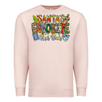 Pale Pink Santa's Favorite Rad Tech Premium Sweatshirt - CowhideDigitalArt