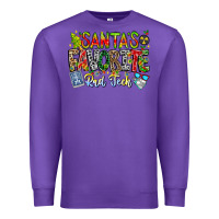 Purple Santa's Favorite Rad Tech Premium Sweatshirt - CowhideDigitalArt