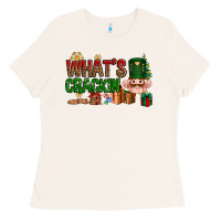 Bone What's crackin Christmas Ladies Tee - NancyCooperArtShop