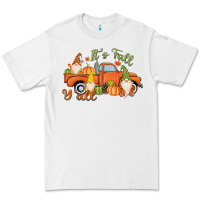 White It's Fall Y'all Gnome Premium Tee - MaliasSmallBusiness
