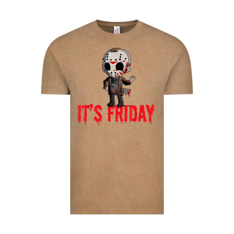 Funny Friday 13th Funny Halloween Horror Vintage Tee by lanVoArt | Teevron