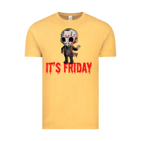 Vintage Mustard Funny Friday 13th Funny Halloween Horror Vintage Tee - lanVoArt