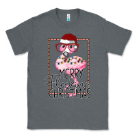 Charcoal Heather Merryy Flocking Christmas Flamingo Classic Tee - Bettercallsaul