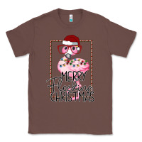Chestnut Merryy Flocking Christmas Flamingo Classic Tee - Bettercallsaul