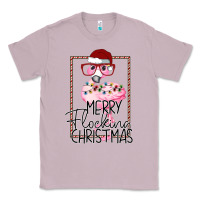 Lilac Merryy Flocking Christmas Flamingo Classic Tee - Bettercallsaul