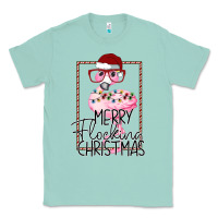 Seafoam Merryy Flocking Christmas Flamingo Classic Tee - Bettercallsaul