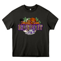 Asphalt small town big spirit basketball Heavy Core Tee - NancyCooperArtShop