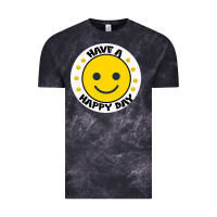 Cloud Black Have A Happy Day Vintage Tee - Bettercallsaul
