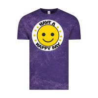 Cloud Purple Have A Happy Day Vintage Tee - Bettercallsaul
