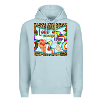 Blue Mist Pride lgbtq love always wins peace gender symbol Premium Hoodie - BundleAndBundleShop
