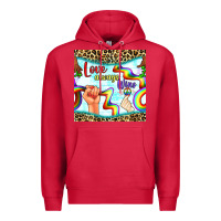 Cardinal Pride lgbtq love always wins peace gender symbol Premium Hoodie - BundleAndBundleShop