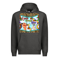 Charcoal Heather Pride lgbtq love always wins peace gender symbol Premium Hoodie - BundleAndBundleShop