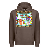 Coffee Pride lgbtq love always wins peace gender symbol Premium Hoodie - BundleAndBundleShop
