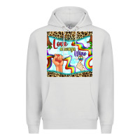 Dove Grey Pride lgbtq love always wins peace gender symbol Premium Hoodie - BundleAndBundleShop