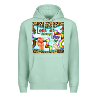 Seafoam Pride lgbtq love always wins peace gender symbol Premium Hoodie - BundleAndBundleShop