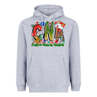 Heather Grey Christmas CNA Heavyweight Hoodie - CowhideDigitalArt