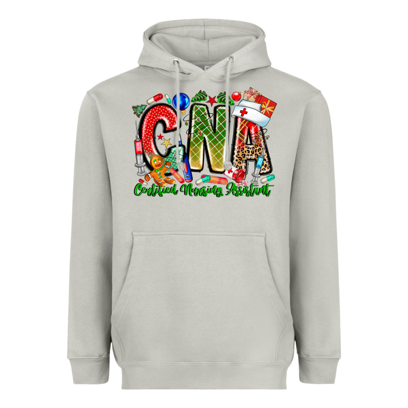 Christmas Cna Heavyweight Hoodie by CowhideDigitalArt | Teevron