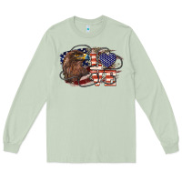 Matcha Love America Eagle 4th of july Long Sleeve Tee - HowdyJamesFarm