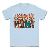 Dusty Blue thankful mama cow Classic Tee - RacoonDesign