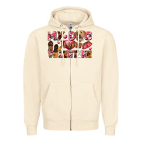 Sandshell my dog is my valentine Zipper Hoodie - FaDigitalArtStudio