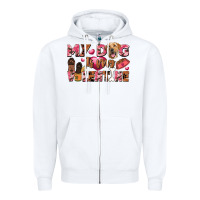 White my dog is my valentine Zipper Hoodie - FaDigitalArtStudio