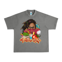 Tornado afro woman teacher life Urban Heavy Tee - NancyCooperArtShop