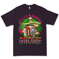 Plum Feliz Navidad gnome Premium Tee - NancyCooperArtShop