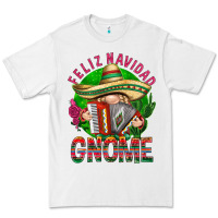 White Feliz Navidad gnome Premium Tee - NancyCooperArtShop
